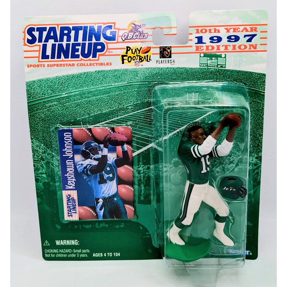 1997 Starting Lineup Keyshawn Johnson New York Jets Football Figure